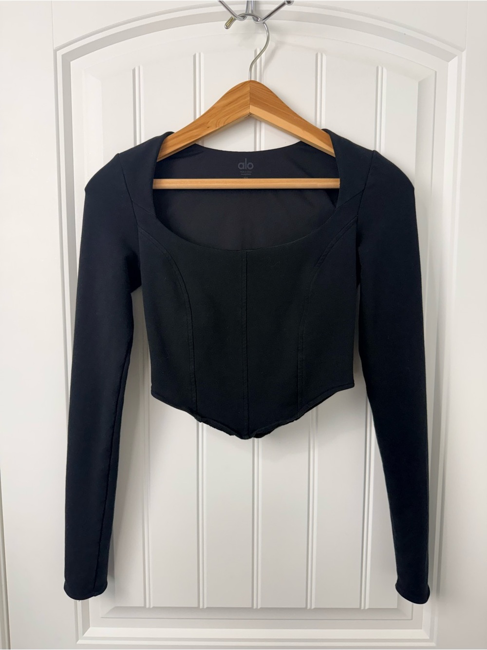 Alo Yoga Soft Sculpt Long Sleeve Top Size XS